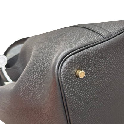 New HERMÈS TC Picotin 22 Handbag Black GHW
