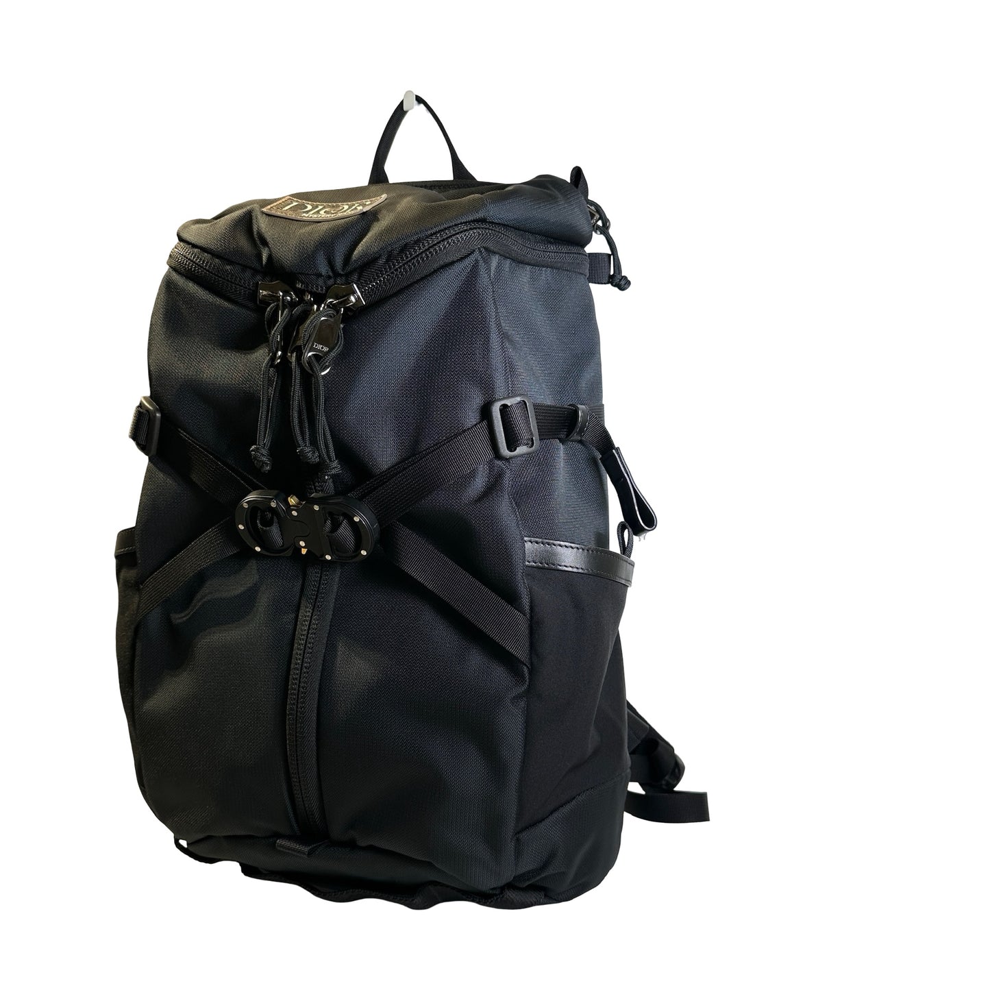 Used DIOR Nylon Rider Backpack Backpack Black