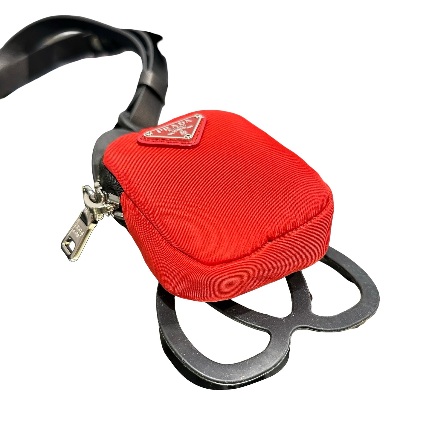 Used PRADA Pouch Red