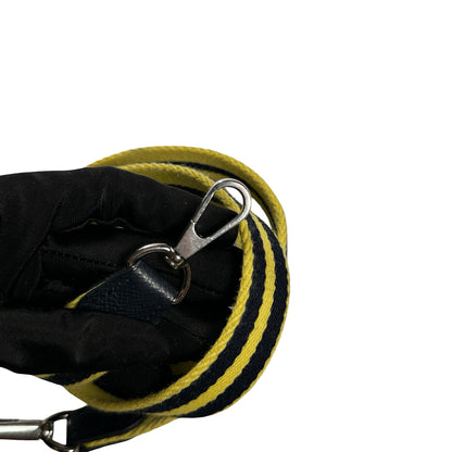 Used HERMES Leather Mini Evelyne Shoulder Bag Black