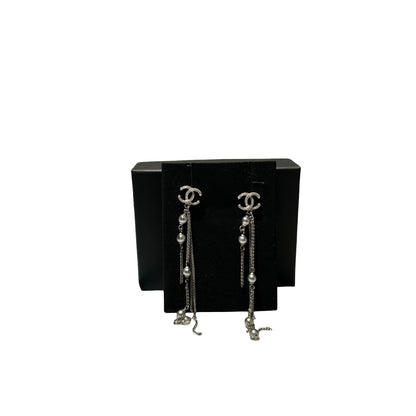 Used CHANEL Earrings PHW