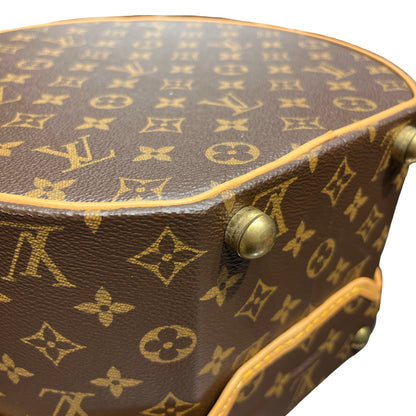 Used LOUIS VUITTON Monogram Canvas Boite Chapeau 30 Trunk Brown