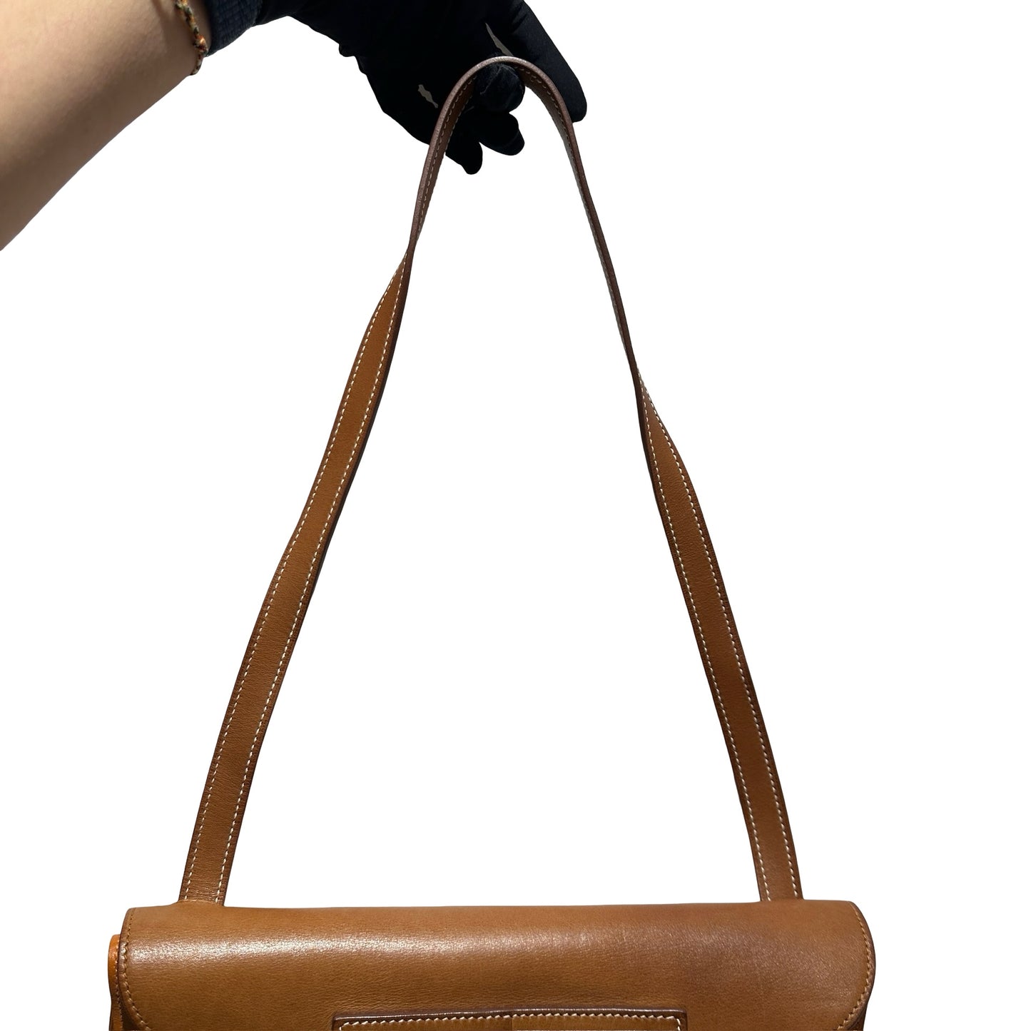 Used HERMES Barenia Calfskin Halzan 31 Handbag Barenia PHW