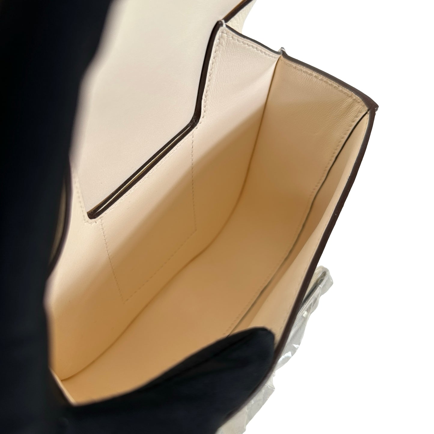 Brand New HERMÈS Epsom Calfskin Della Cavalleria Mini Crossbody Bag Nata