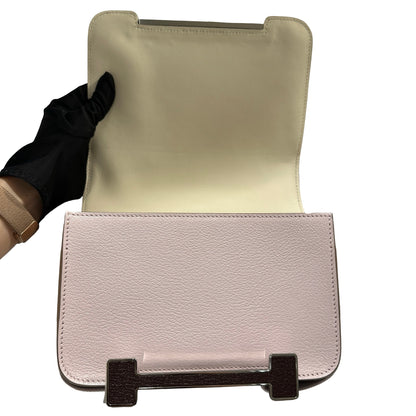 Used HERMES Geta Bag Crossbody Bag 09 Mauve Pale/I2 Nata
