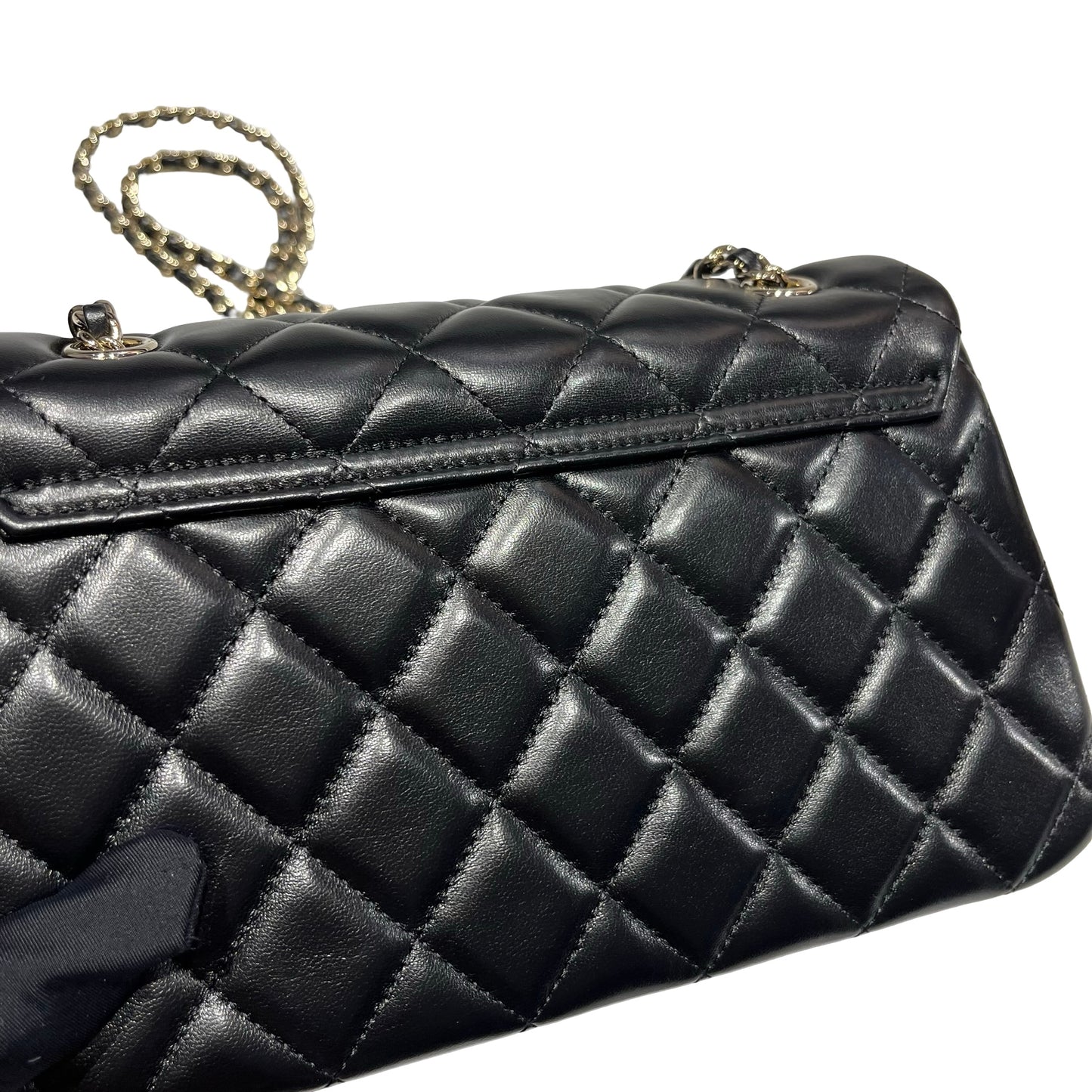 Used CHANEL Cross Body Bag Black GHW