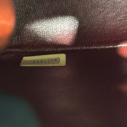 Used Chanel Vintage Mini Flap 17cm Shoulder Bag Black GHW