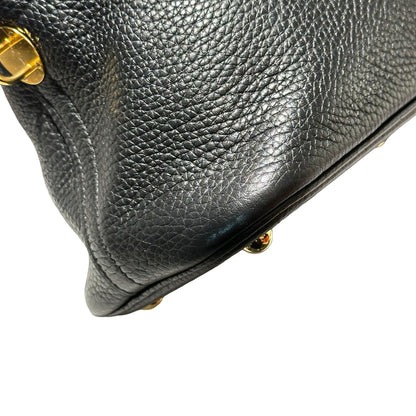 Hermès Bolide 31 Two Way Shoulder Bag Black GHW