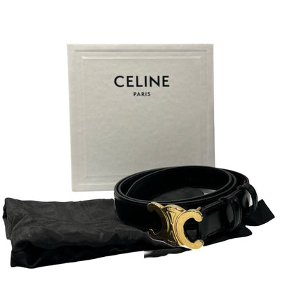Used CÉLINE Belt Black GHW