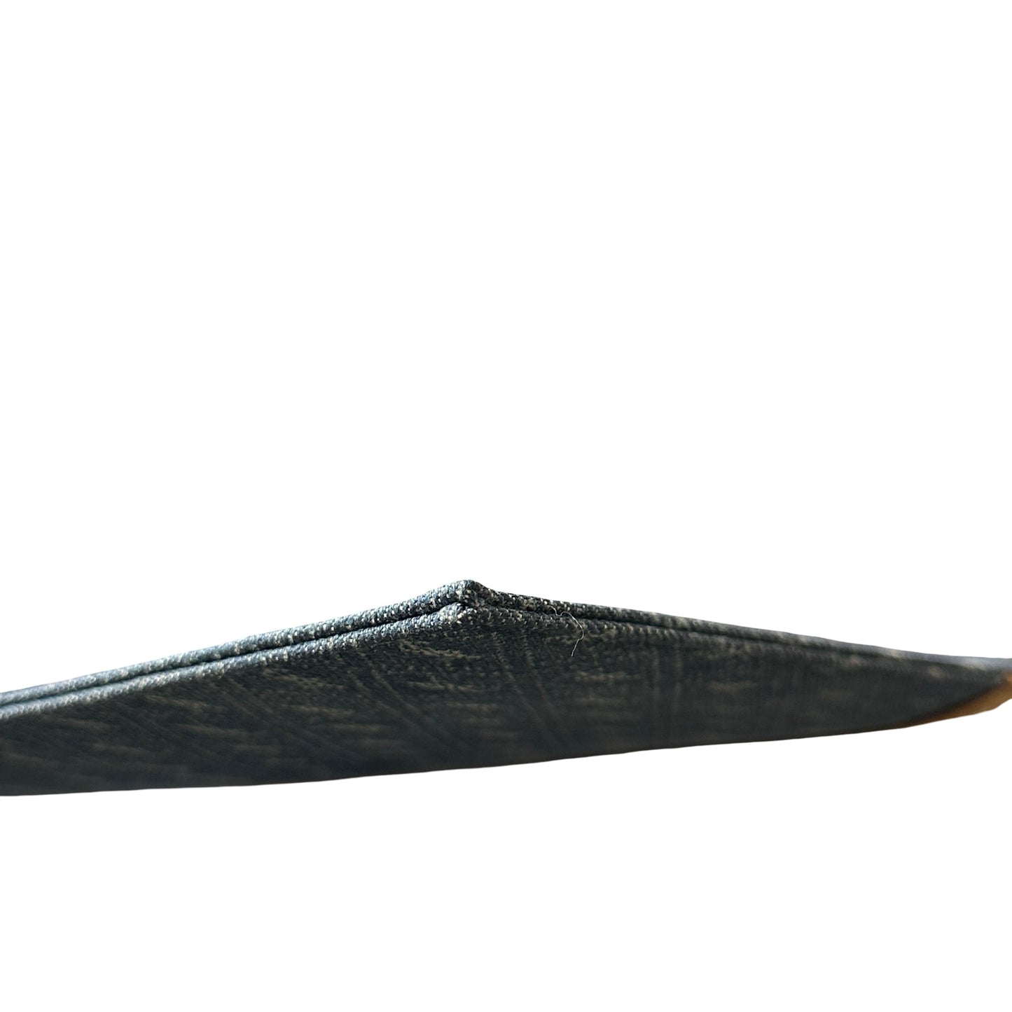 Used SAINT LAURENT Clutch Denim Blue GHW