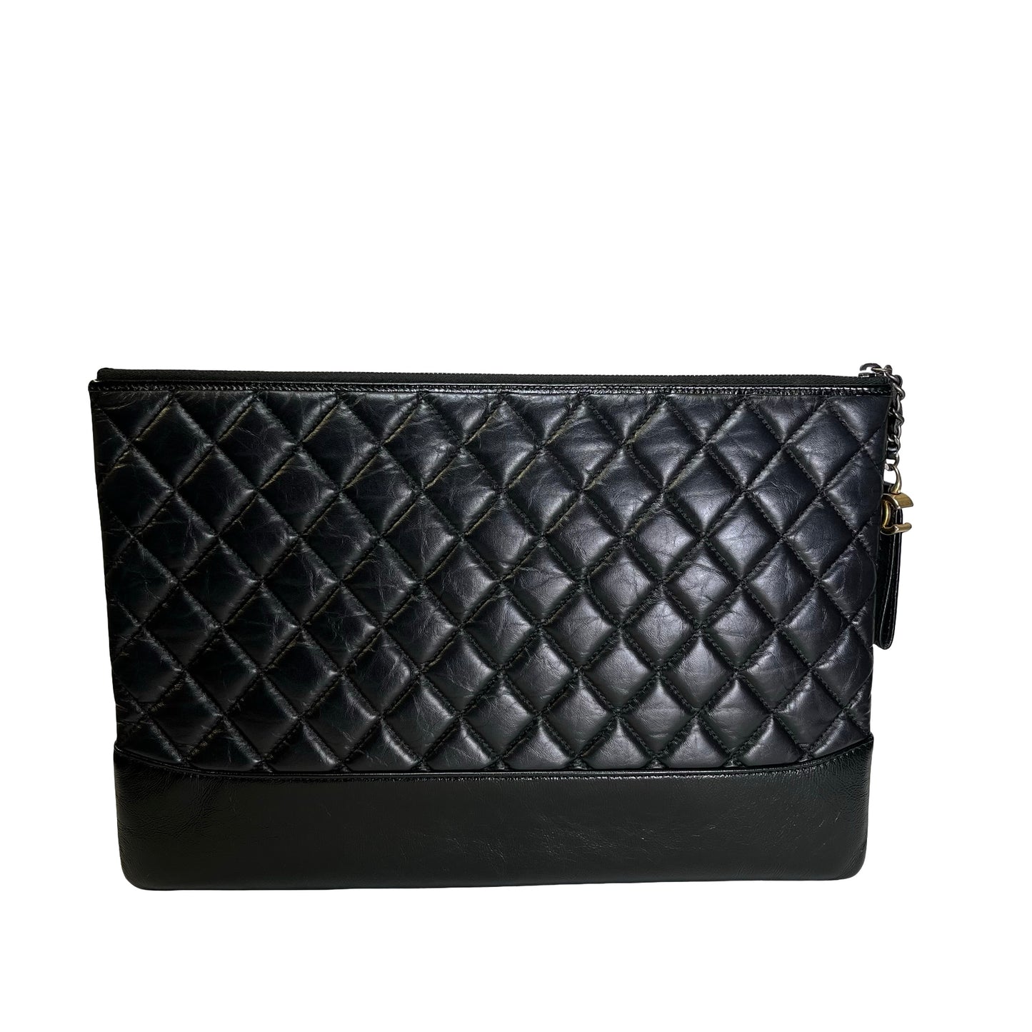 CHANEL Caviar Clutch Clutch Black GHW