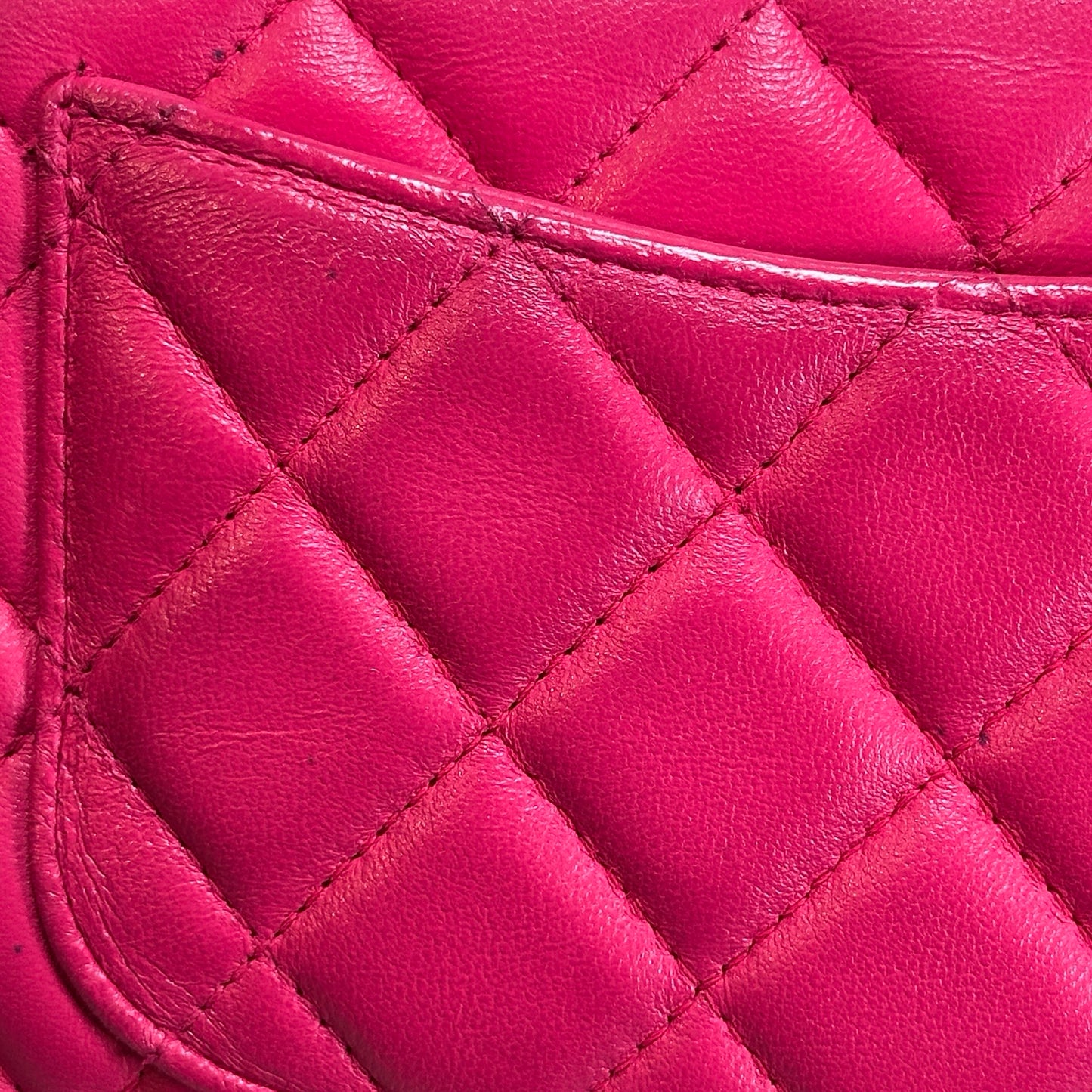 Used CHANEL Mini Classic Flap Two Way Shoulder Bag Pink GHW