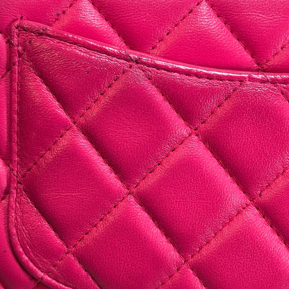 Used CHANEL Mini Classic Flap Two Way Shoulder Bag Pink GHW
