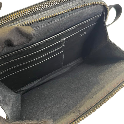 Used DIOR Oblique Jacquard Oblique Roller Messenger Bag Camera Bag Navy Blue Beige