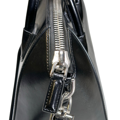 Used GIVENCHY Smooth Leather Antigona Handbag Black
