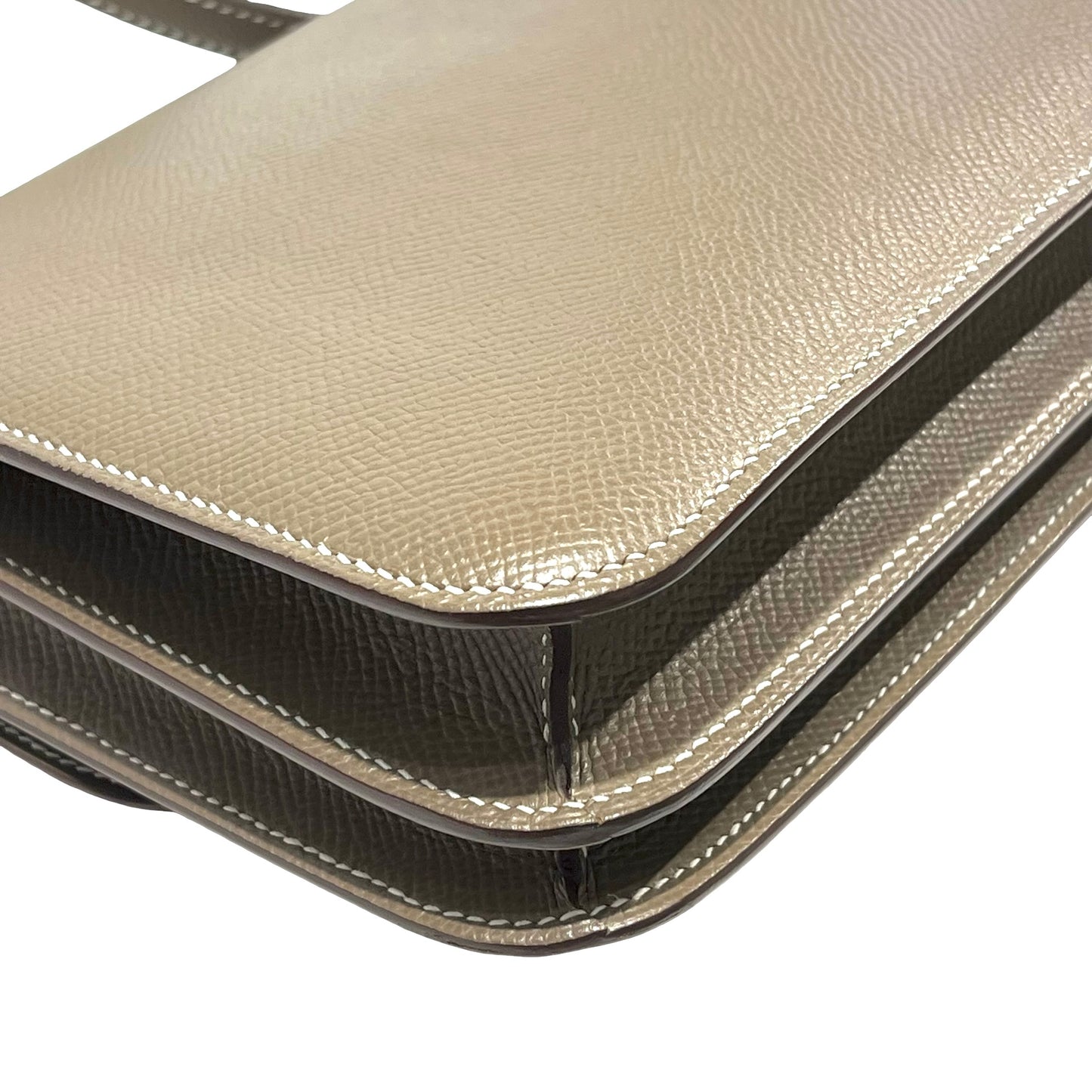 Used HERMES Epsom Constance Cross body bag Etoupe