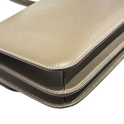 Used HERMES Epsom Constance Cross body bag Etoupe