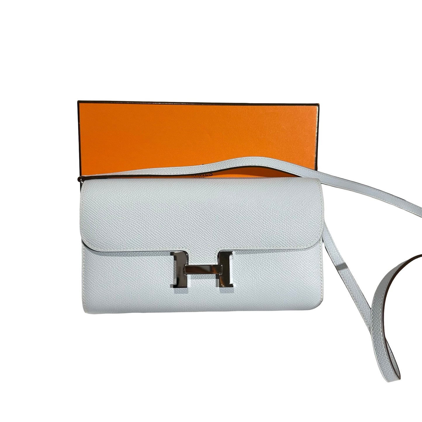 Used HERMÈS Constance to go Cross Body Bag Blue PHW
