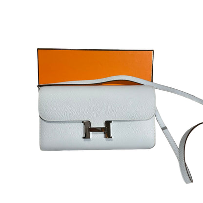 Used HERMÈS Constance to go Cross Body Bag Blue PHW