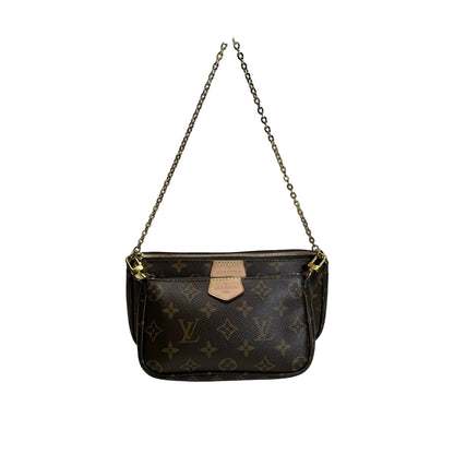 Used LOUIS VUITTON Monogram Multi Pochette Accessories Cross body bag Brown