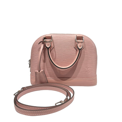 Used LOUIS VUITTON Epi Leather Alma BB Two Way Shoulder Bag Pink GHW
