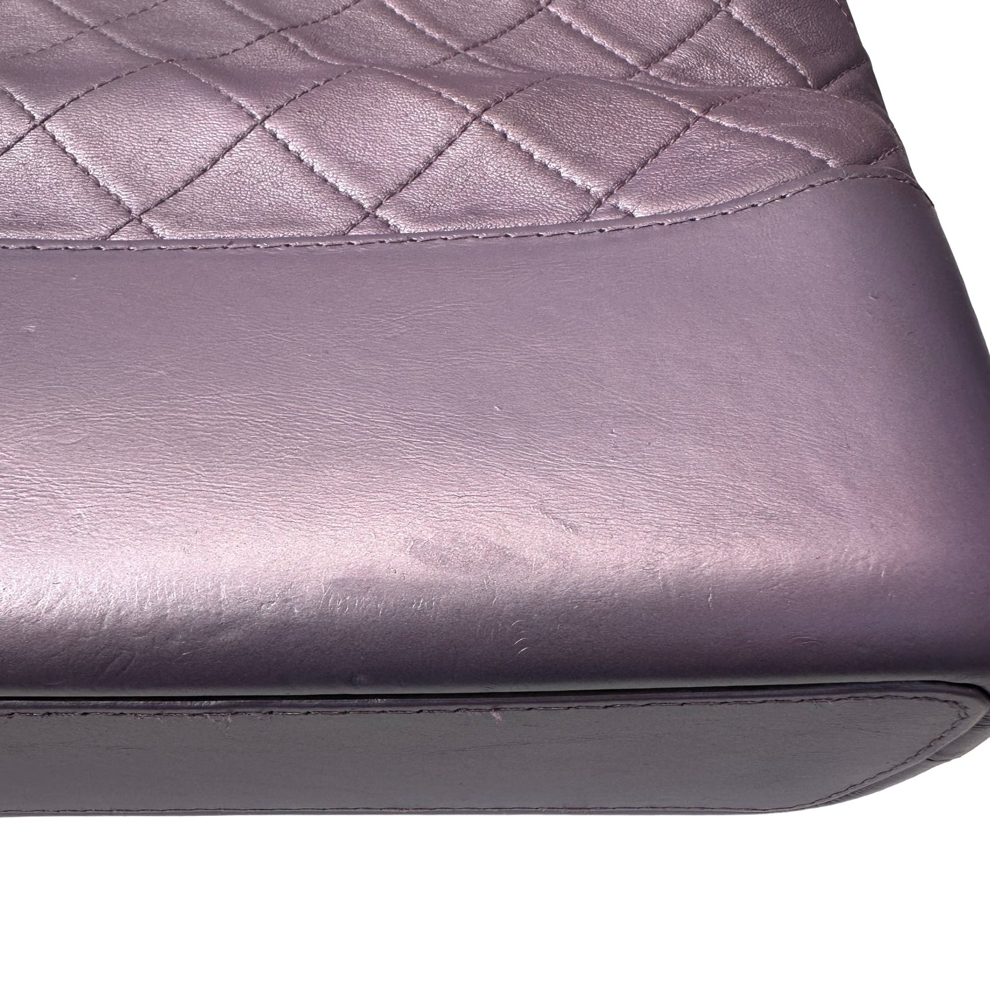 Used CHANEL Gabrielle Shoulder Bag Light purple Rainble HW