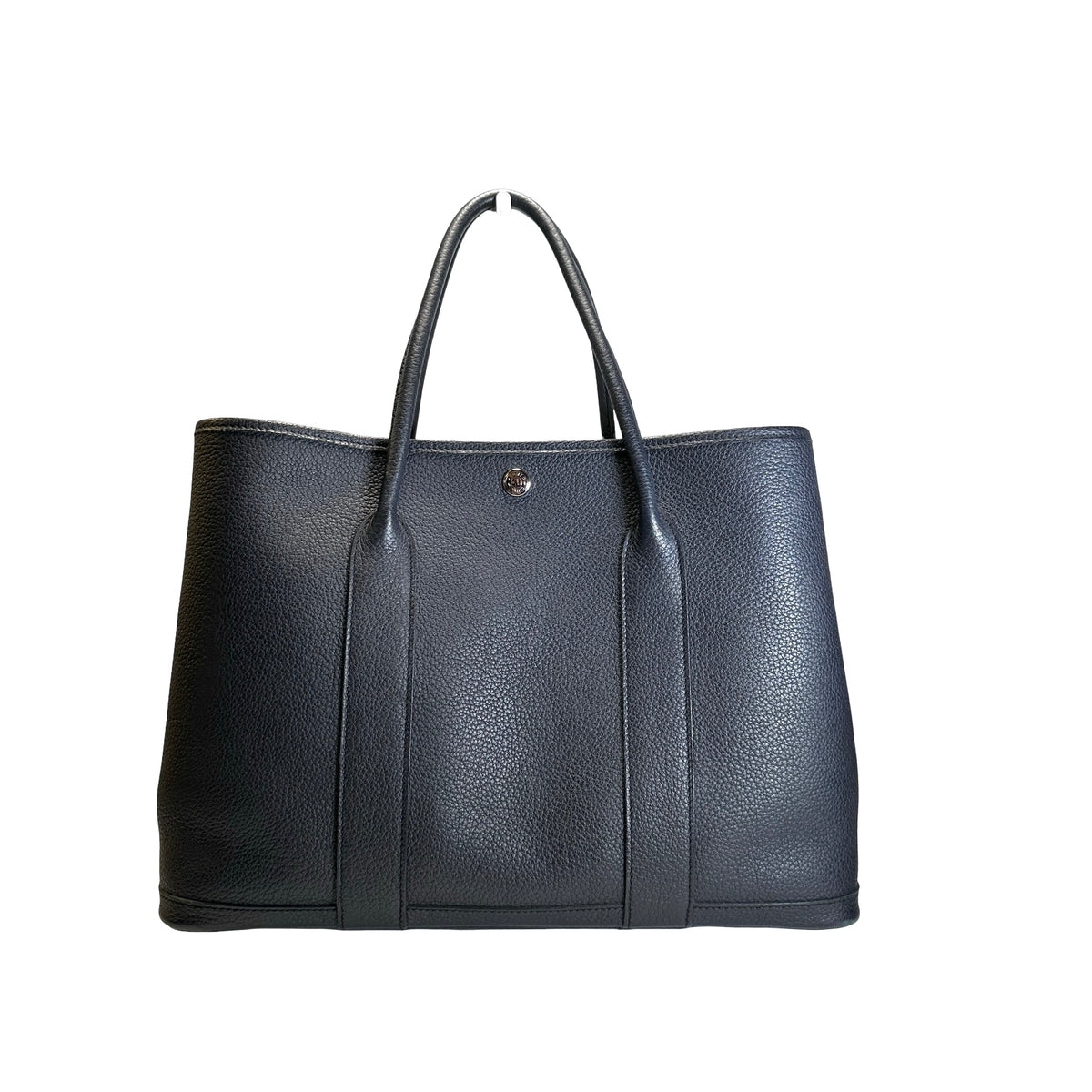 Used HERMES Negonda Garden Party 36 Tote Bag Navy PHW