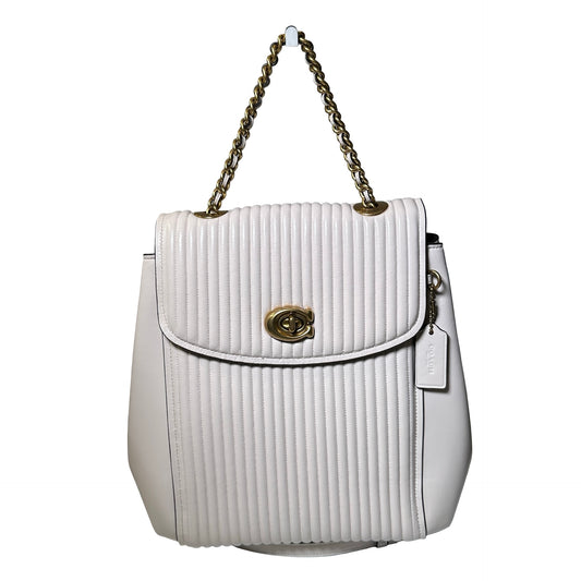 Used COACH Lambskin Leather Backpack