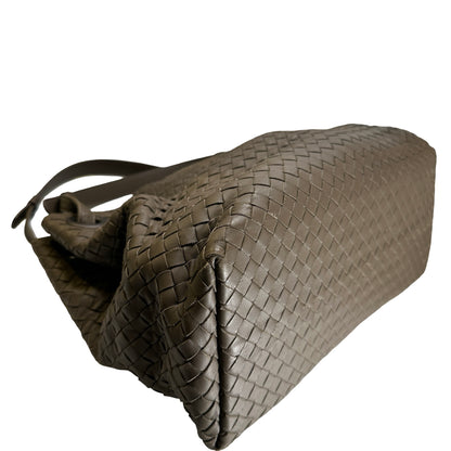 Used BOTTEGA VENETA Intrecciato Intrecciato Shoulder Bag Grey