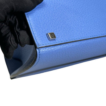Used MOYNAT Taurillon Rejane Handbag Blue