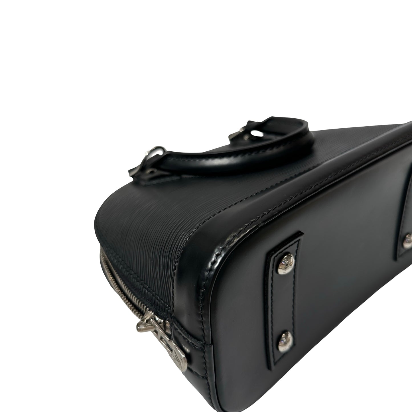 Used Louis Vuitton Epi Leather Alma BB Shoulder Bag Black PHW