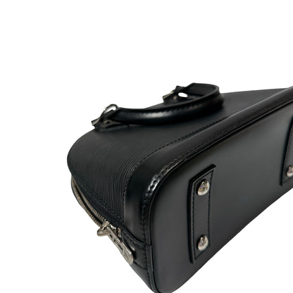 Used Louis Vuitton Epi Leather Alma BB Shoulder Bag Black PHW