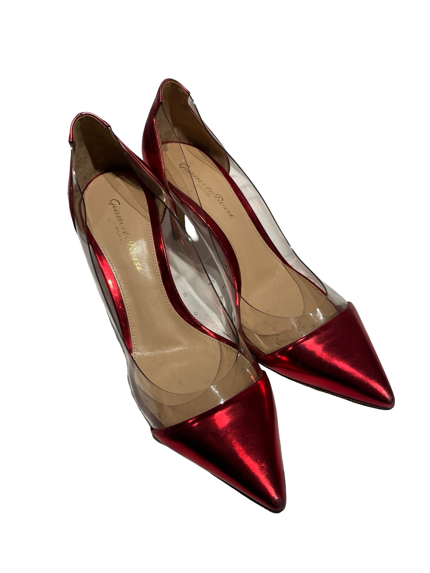 Used GIANVITO ROSSI High Heels Shoes Red