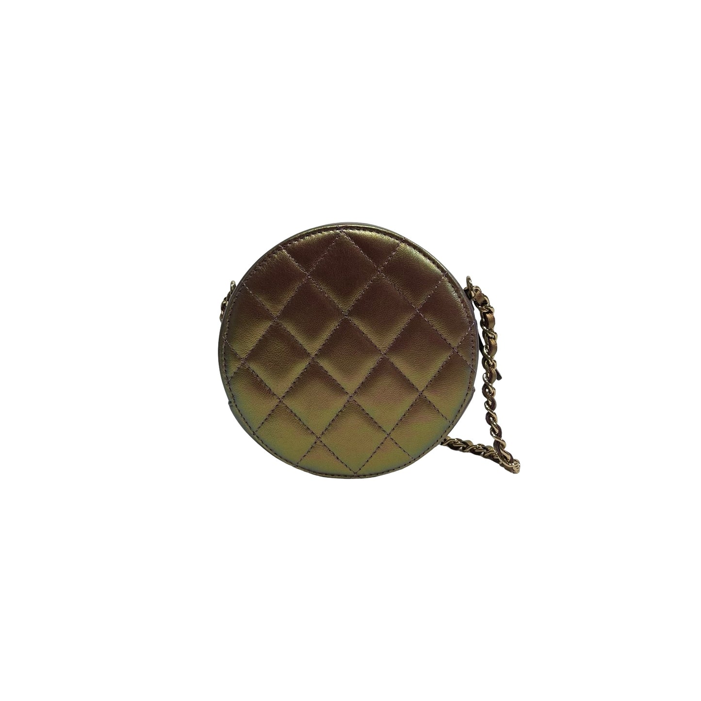 Used CHANEL Lambskin Leather Cross Body Bag PHW