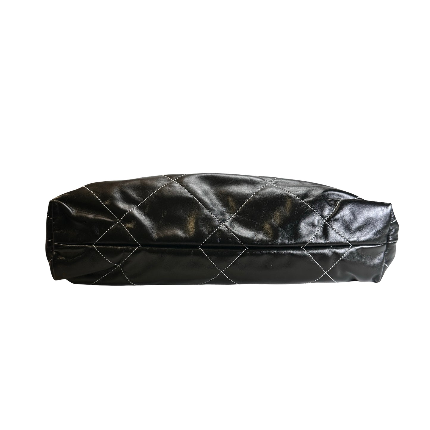 Used CHANEL Lambskin 22 Backpack Backpack Black GHW
