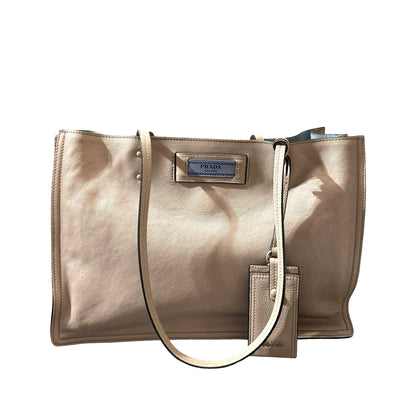 Used PRADA Shoulder Shoulder Bag Brown PHW