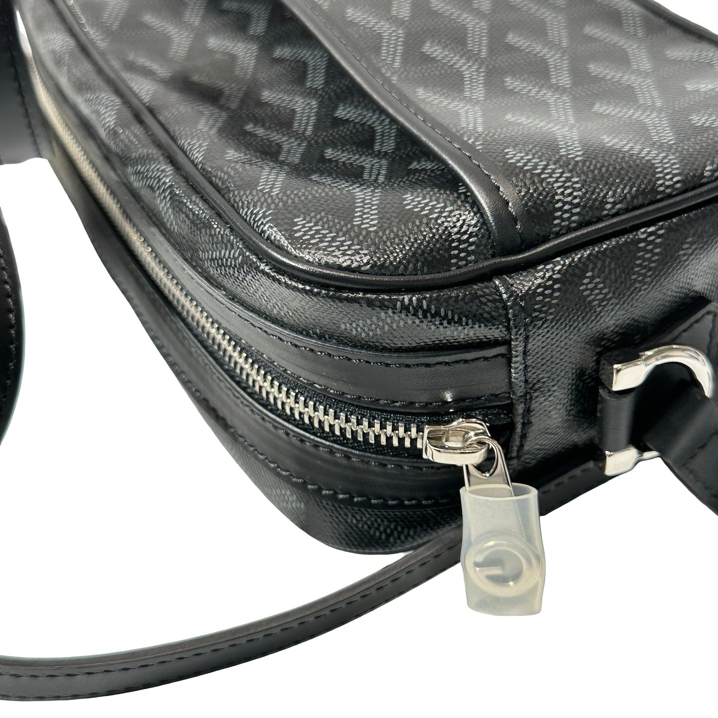 Used Goyard Canvas Coated Canvas Camera Camera Bag Black PHW