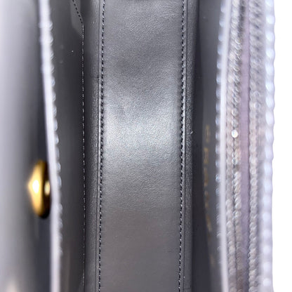 Unused CHANEL KELLY Cross Body Bag Grey GHW