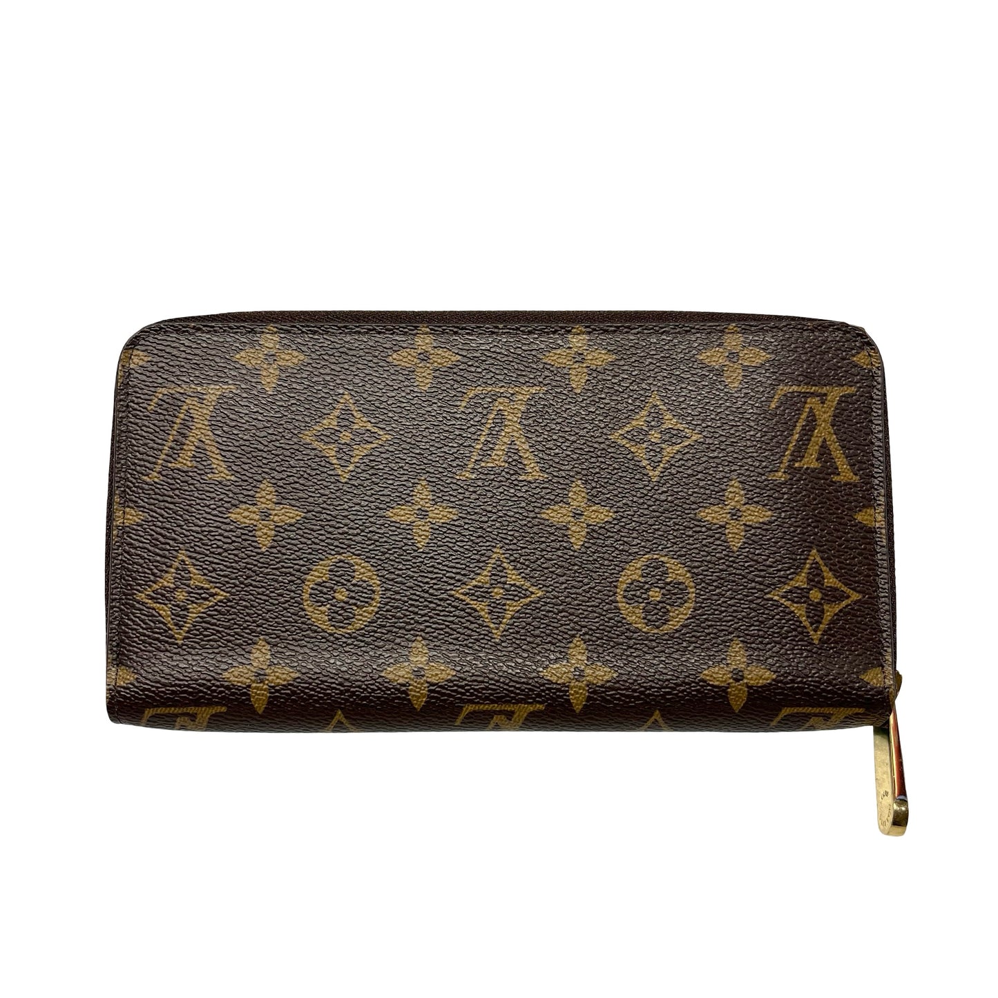 Used Louis Vuitton Calfskin Leather Vivienne Holiday Zippy Wallet GHW Multicolour