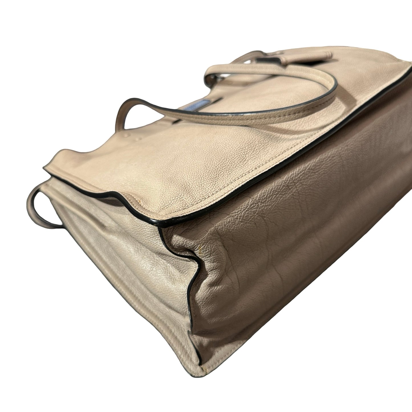 Used PRADA Shoulder Shoulder Bag Brown PHW