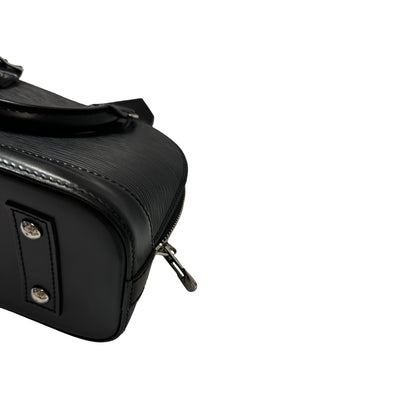 Used Louis Vuitton Epi Leather Alma BB Shoulder Bag Black PHW