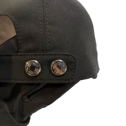 Used HERMES Hat Hat Black Gold