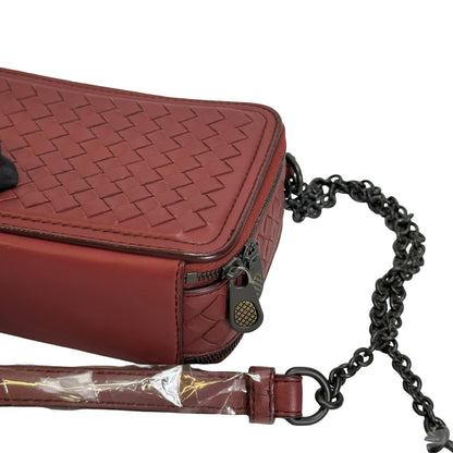 Used BOTTEGA VENETA Intrecciato Intrecciato Camera Bag Camera Bag Burgundy