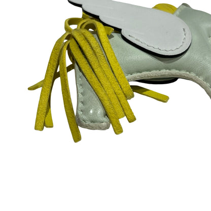 Used HERMES Leather Rodeo Pegase Rodeo Vert d'Eau Craie Lime
