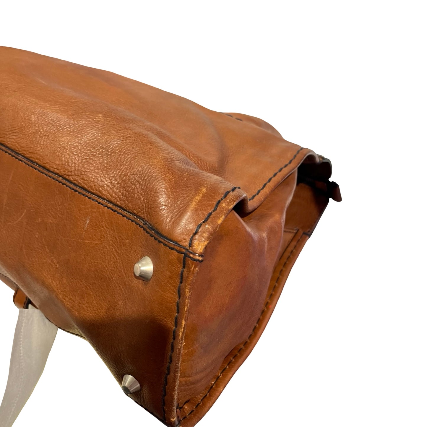 Used CHLOE Edith Bag Shoulder Bag Brown PHW