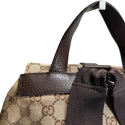 Used GUCCI GG Canvas GG Canvas Backpack Backpack Brown Beige