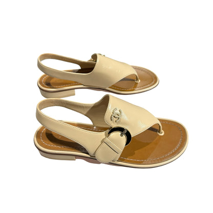 Used CHANEL Sandals Beige Sandals Beige