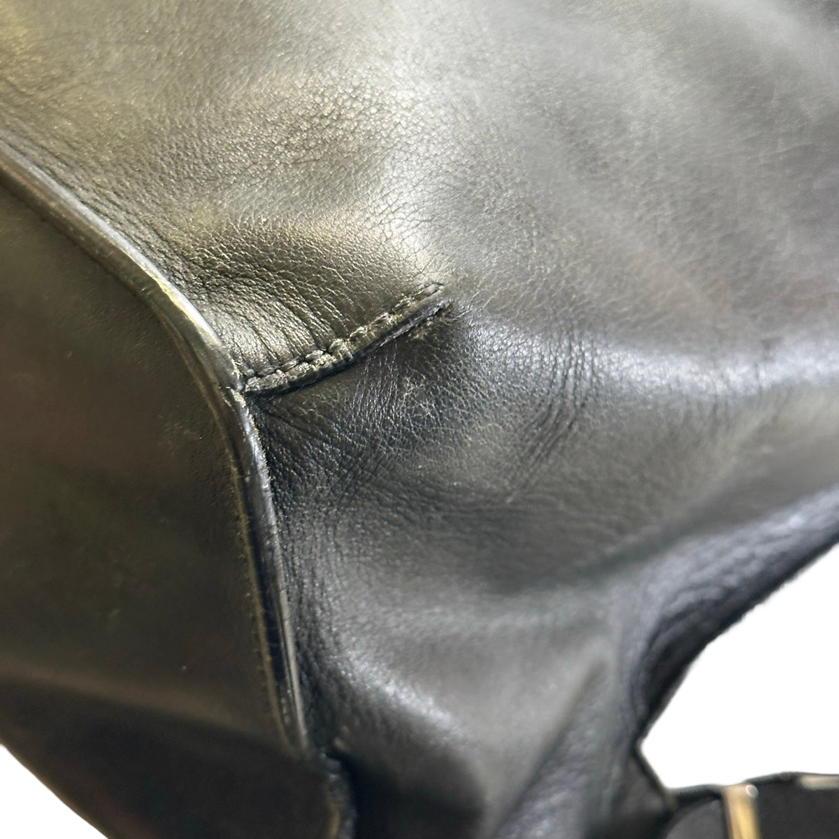 Used BALENCIAGA Leather Backpack Black