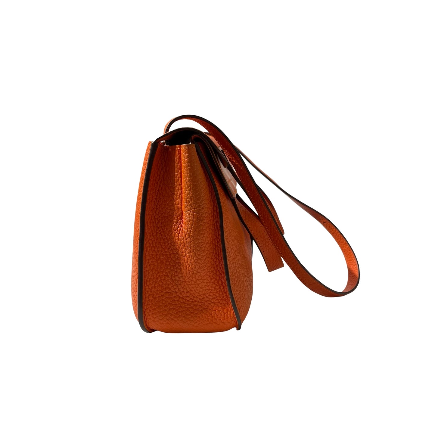 Used HERMÈS Halzan Shoulder Bag Orange (93)