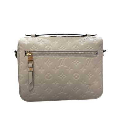 Louis Vuitton Calfskin Leather Metis Cross Body Bag GHW Beige